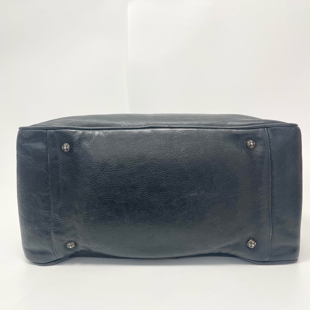 Pre-Owned Chrome Hearts Bowling Bag with 14 Leather Crosses & Over 20 Silver Hardware, Item N218657