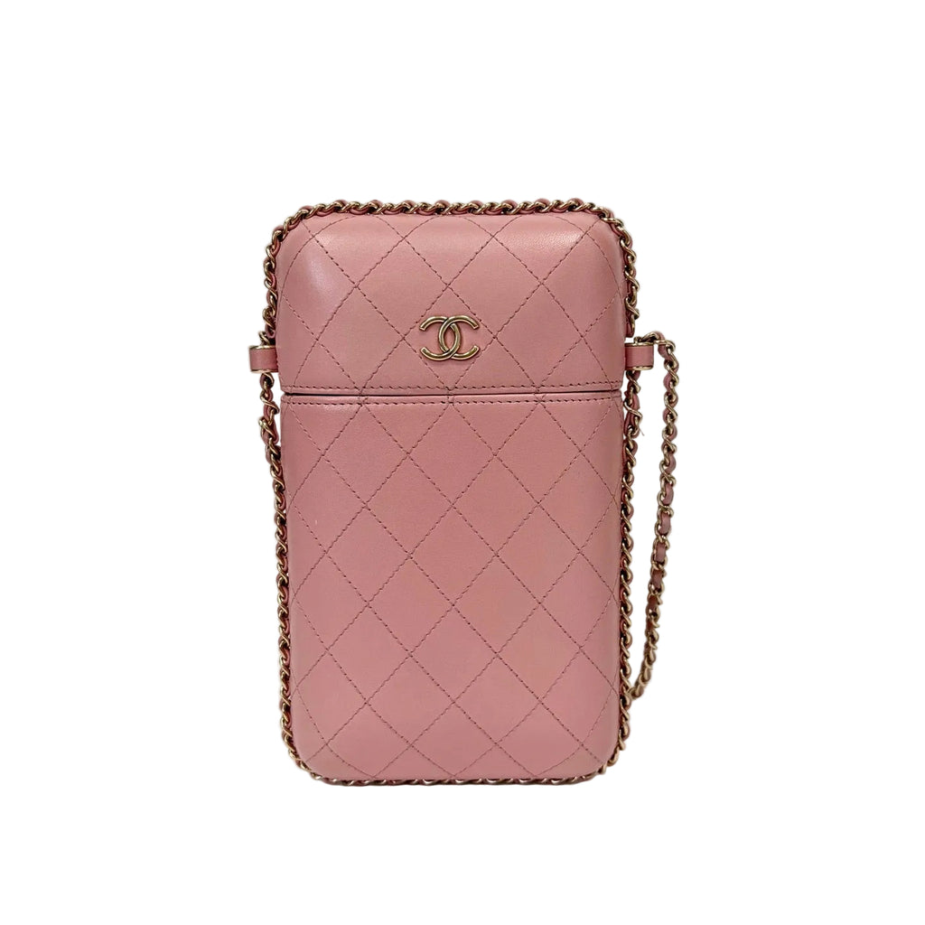 Pre-Owned Chanel Pink Capsule Phone Bag, Year 2018, Item N18966391