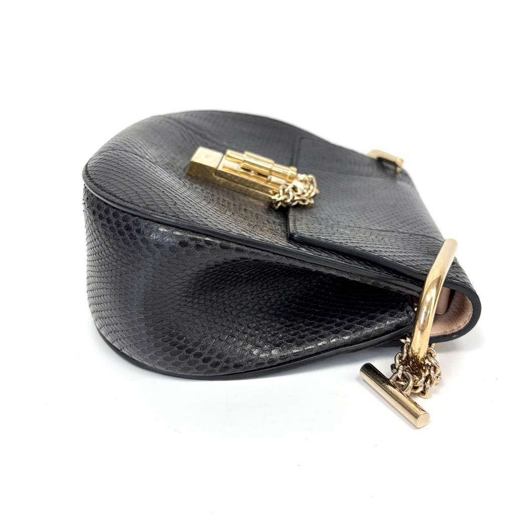 Pre-Owned Chloé Drew Snakeskin Piglet Bag, Year 2016, Item  N18954971