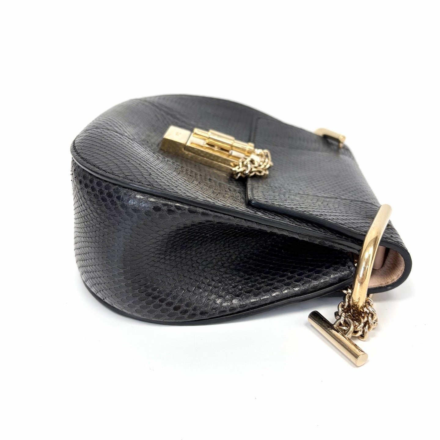 Pre-Owned Chloé Drew Snakeskin Piglet Bag, Year 2016, Item  N18954971