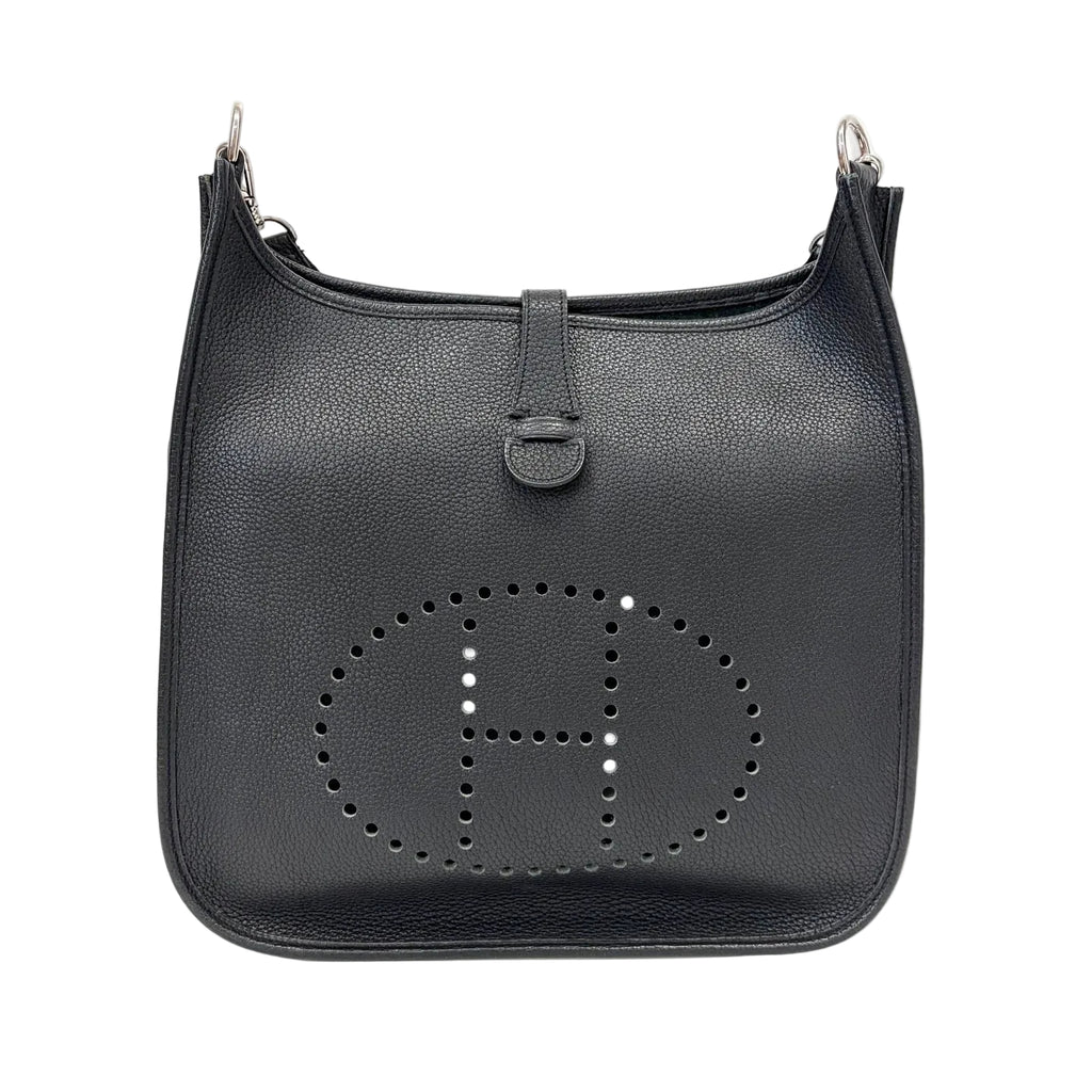 Pre-Owned Hermès Black Evelyne 33 Shoulder Bag, Square Stamp G, Year 2003, Item N21094805