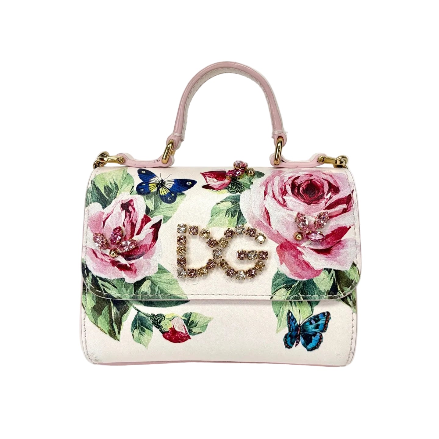 Pre-Owned Dolce & Gabbana Floral Print Handheld & Shoulder Bag, Year 2017, Item  N20564332