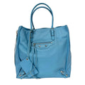 Pre-Owned Balenciaga Blue Fringed Motocross Bag, Item  N20566945