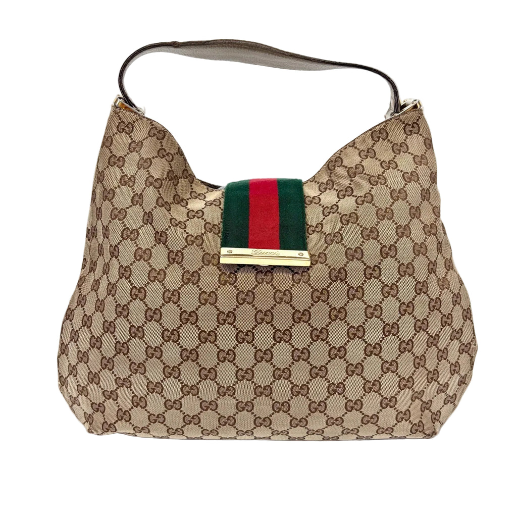 Pre-Owned Gucci Giglio Series GG Supreme Tote Bag, Year 2004, Item  N20559903