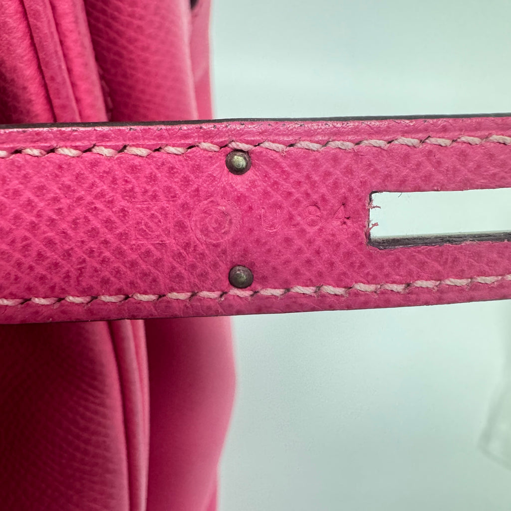 Pre-Owned Hermès Birkin 35, Candy Pink Epsom Leather, Silver Hardware, Square Stamp Year2011, Serial N22191166