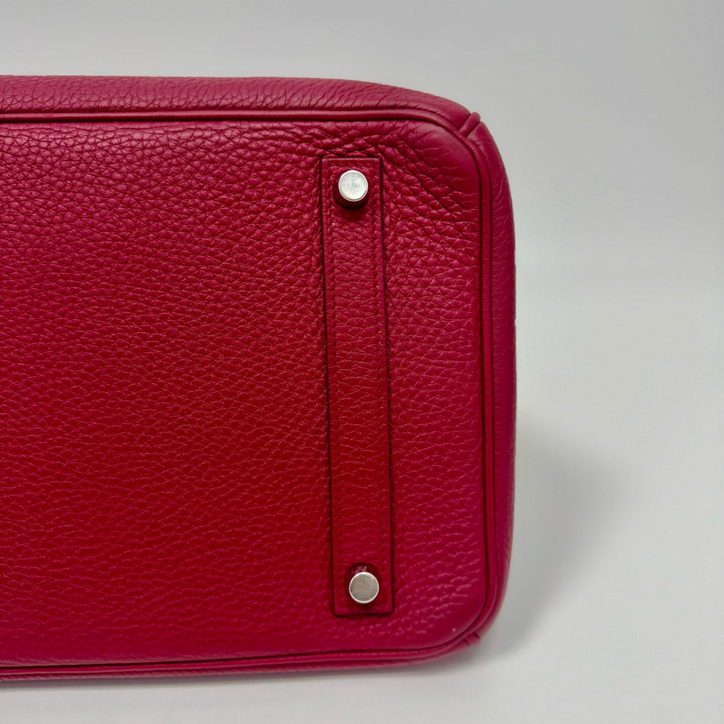 Pre-Owned Hermès Pomegranate Red Togo Leather Birkin 35, Silver Hardware, Square Stamp Year 2012, Serial N22173431