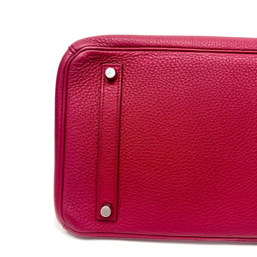 Pre-Owned Hermès Pomegranate Red Togo Leather Birkin 35, Silver Hardware, Square Stamp Year 2012, Serial N22173431