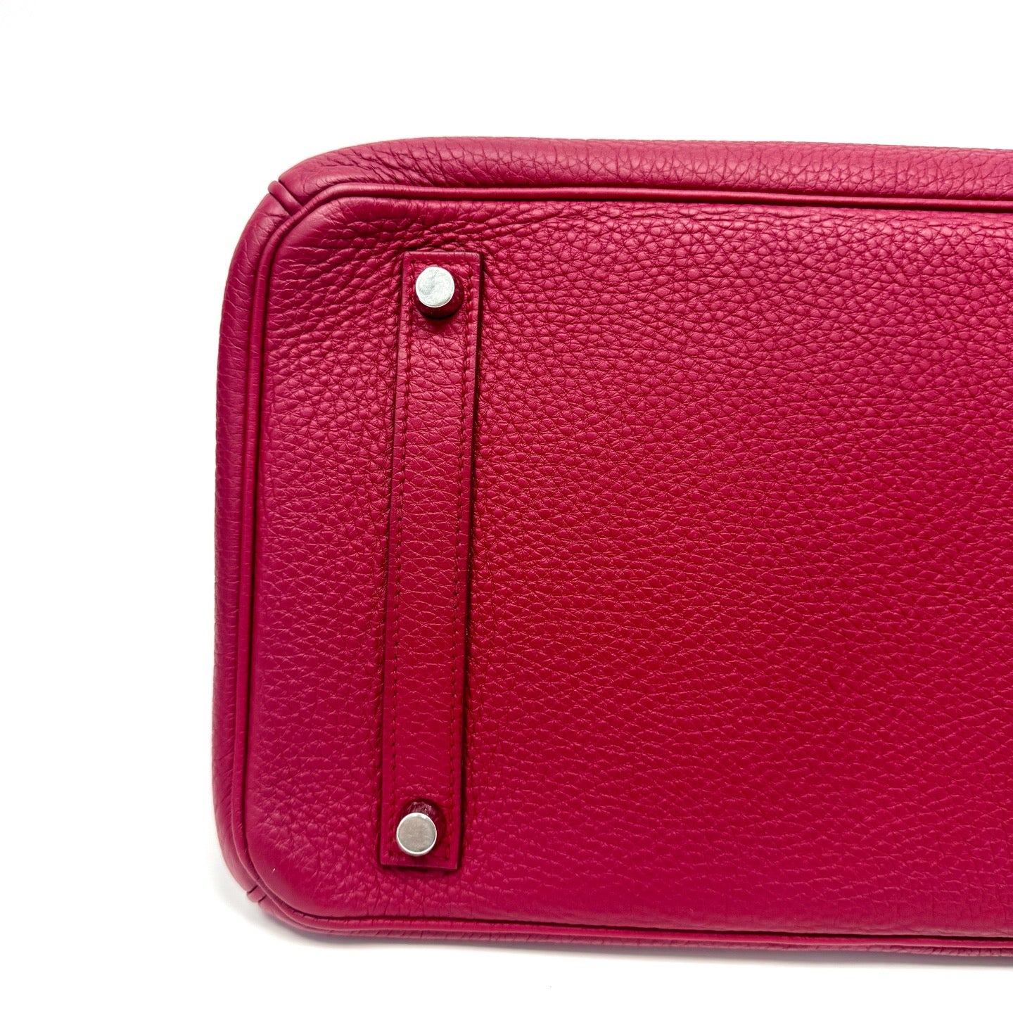 Pre-Owned Hermès Pomegranate Red Togo Leather Birkin 35, Silver Hardware, Square Stamp Year 2012, Serial N22173431