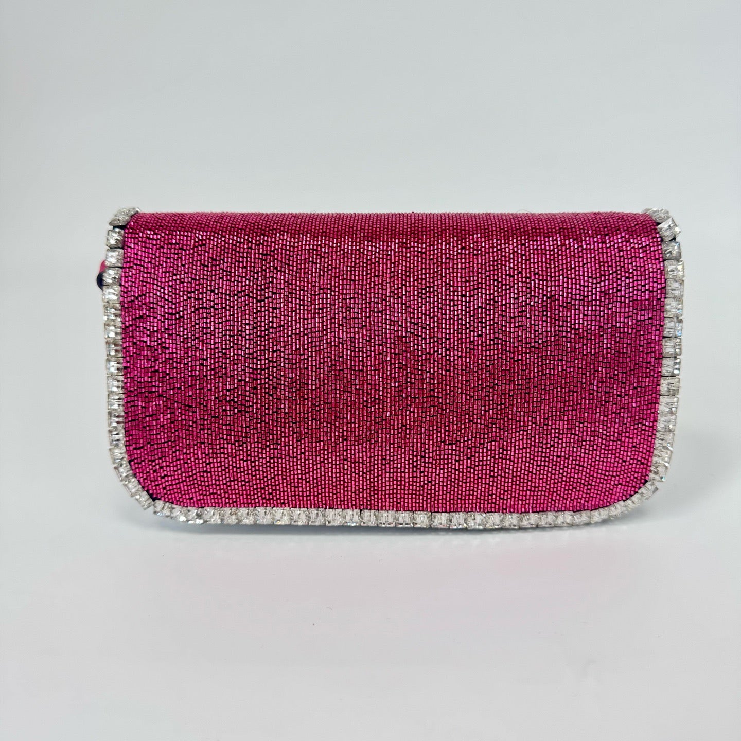 Pre-Owned Valentino New Loco Full Diamond Series, Rose Red Bag, Serial  N22196094