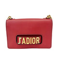 Pre-Owned Dior J'ADIOR Flap Bag, Red Calfskin, Year 2017, Serial  N22172371
