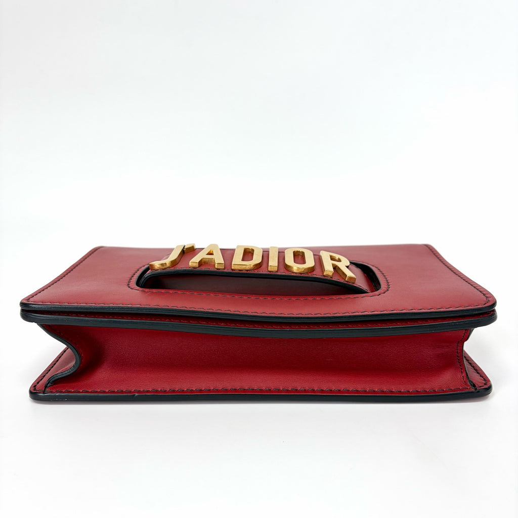 Pre-Owned Dior J'ADIOR Flap Bag, Red Calfskin, Year 2017, Serial  N22172371