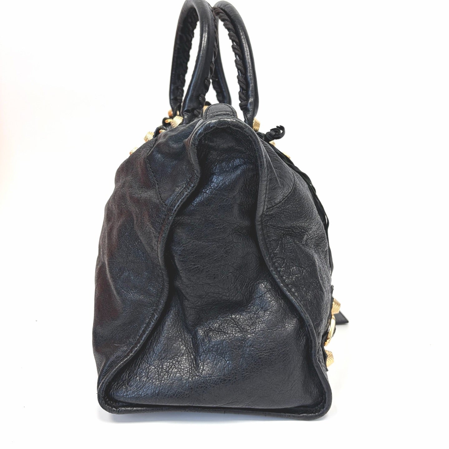 Pre-Owned Balenciaga Classic City Gold Studs Motorcycle Bag, Late 2011, Length 45cm N22238870