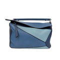 Pre-Owned LOEWE Puzzle Blue Color-block Series Model  N22356854