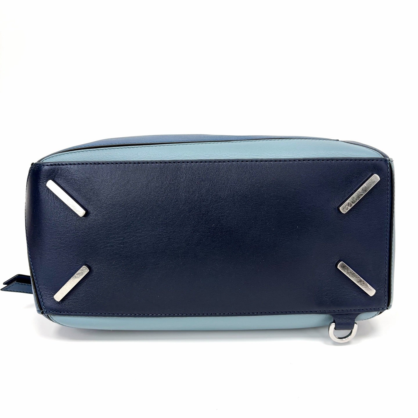 Pre-Owned LOEWE Puzzle Blue Color-block Series Model  N22356854