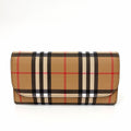 Pre-Owned Burberry Vintage Check Long Flap Wallet Model N22356908