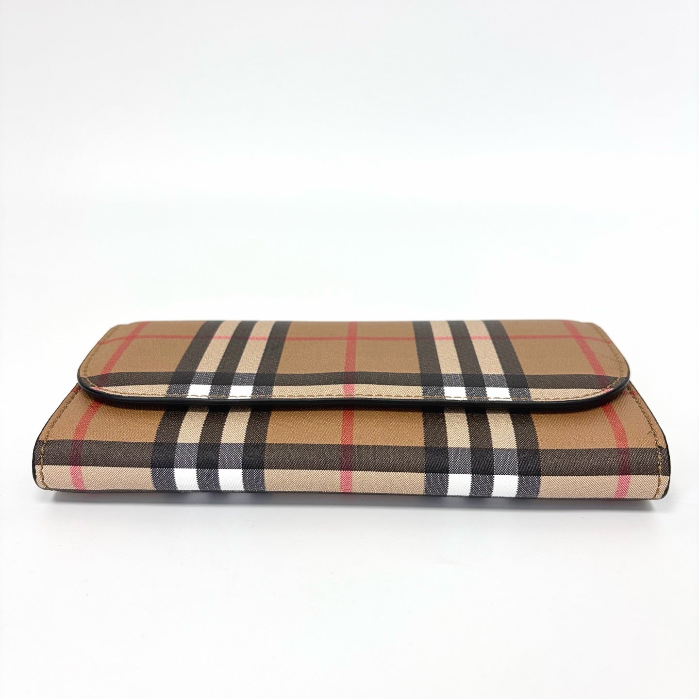 Pre-Owned Burberry Vintage Check Long Flap Wallet Model N22356908
