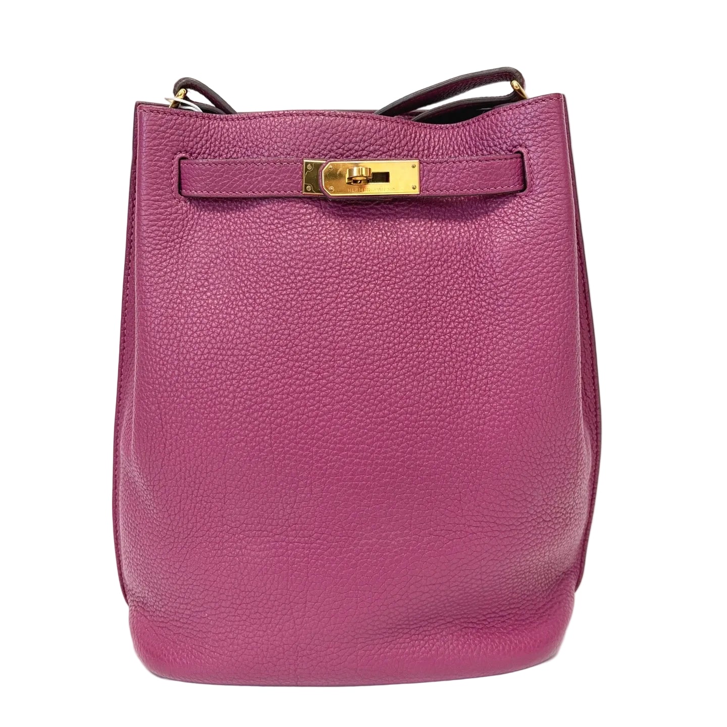 Pre-Owned Hermes SoKelly Anemone Togo Leather Gold Hardware O Stamp Year 2011 N22216253