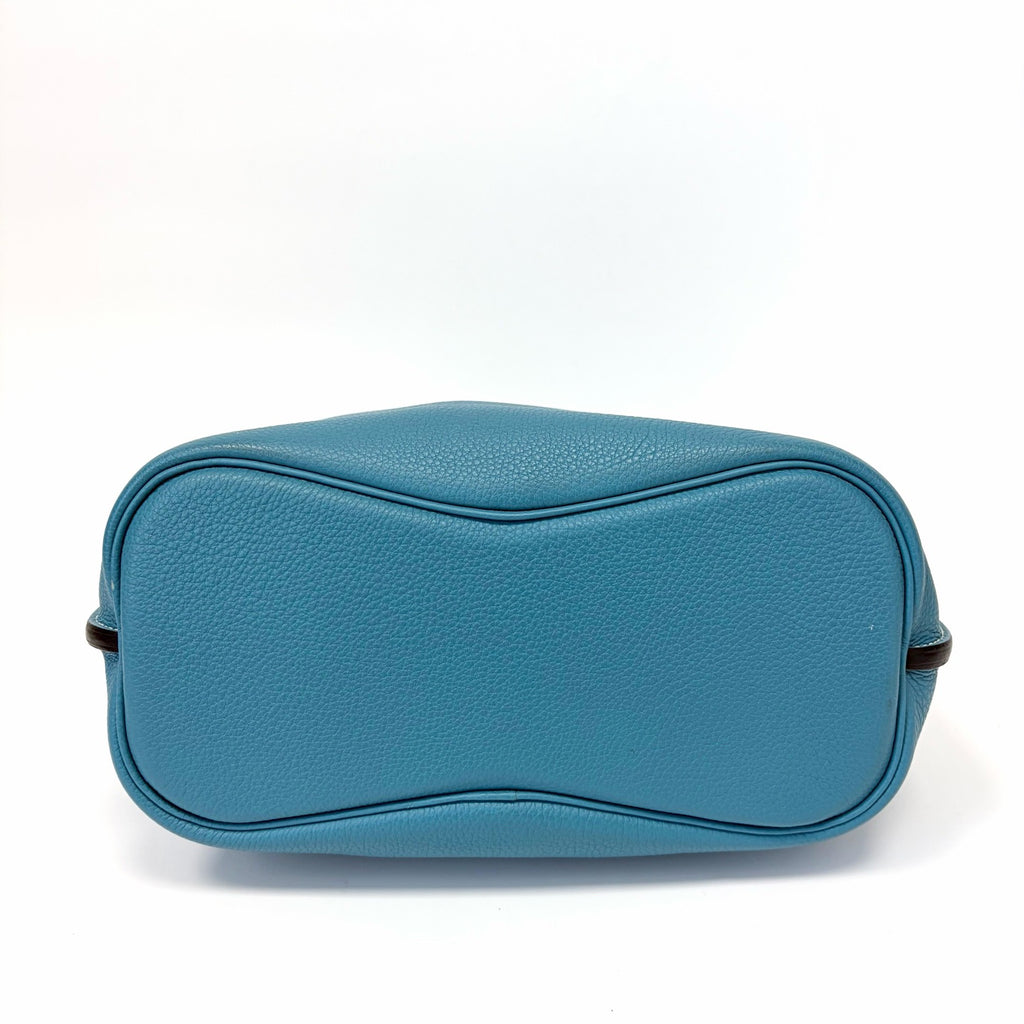Pre-Owned Hermes So Kelly Blue Jean Togo Leather Silver Hardware P Stamp Late Year 2012 Length 26 N22216167