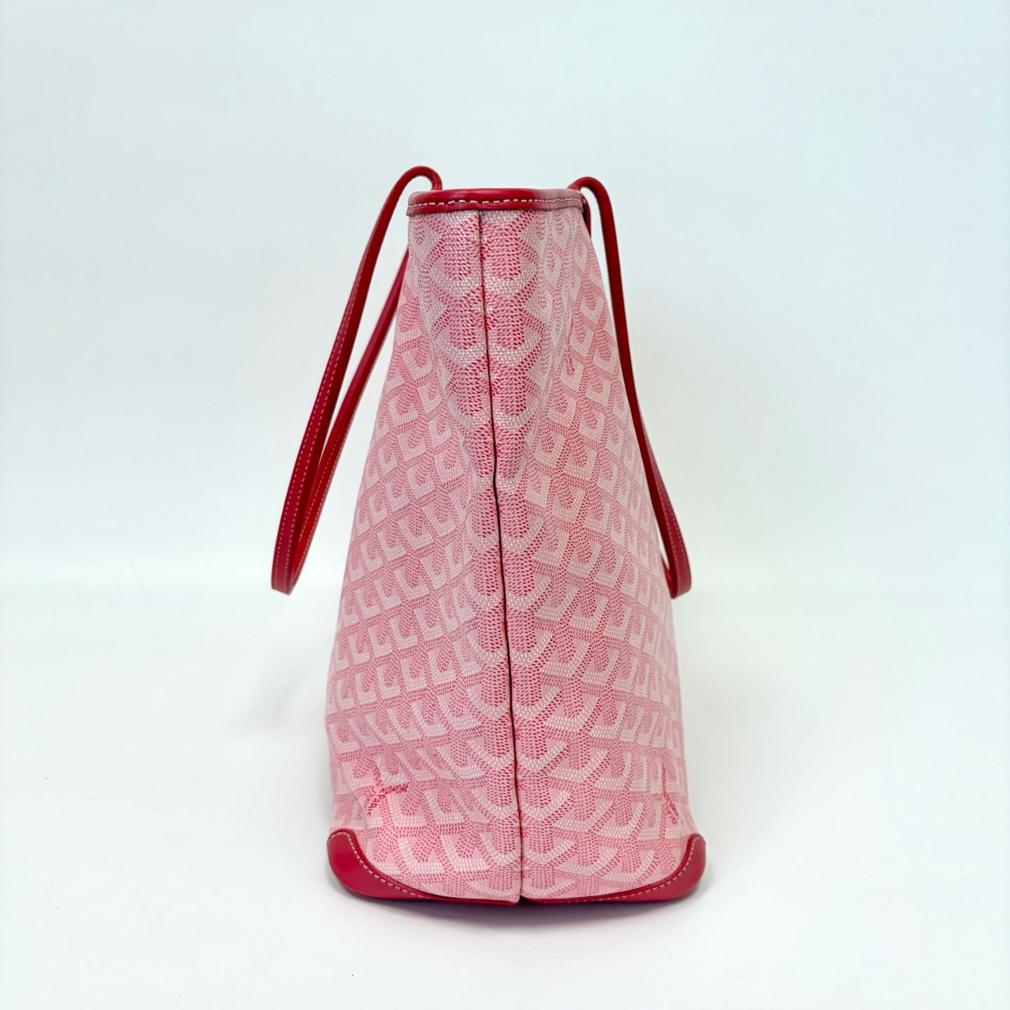 Pre-Owned Goyard Tote Zipper Rare Sakura Pink Late Year2018 Length 40 N22164702