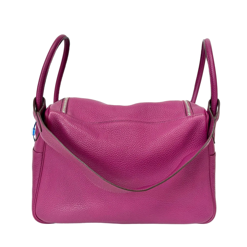 Pre-Owned Hermes Lindy34 Rose Purple TC Leather P Stamp Year2012 Base Length 34 N22171554