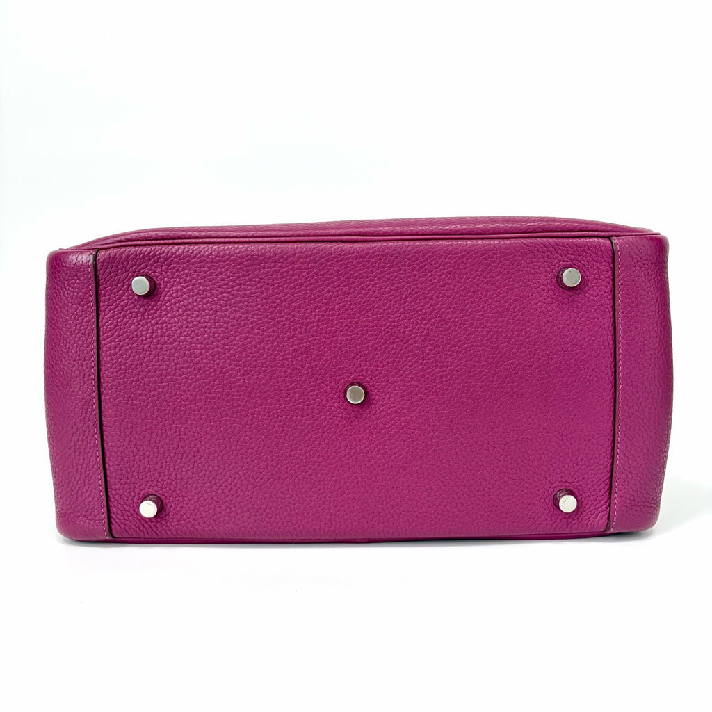 Pre-Owned Hermes Lindy34 Rose Purple TC Leather P Stamp Year2012 Base Length 34 N22171554