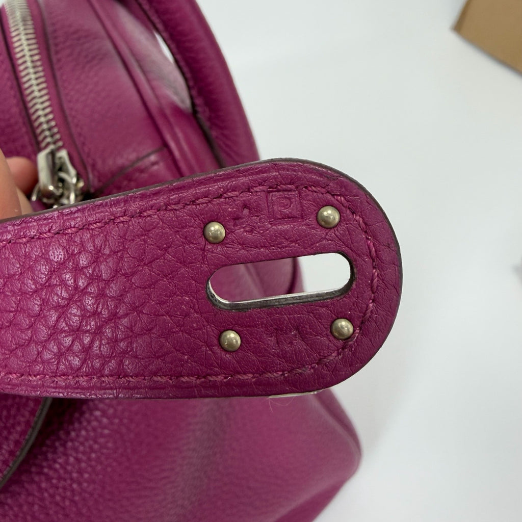 Pre-Owned Hermes Lindy34 Rose Purple TC Leather P Stamp Year2012 Base Length 34 N22171554