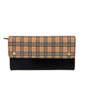 Pre-Owned Burberry Classic Check Long Flap Wallet N22356888