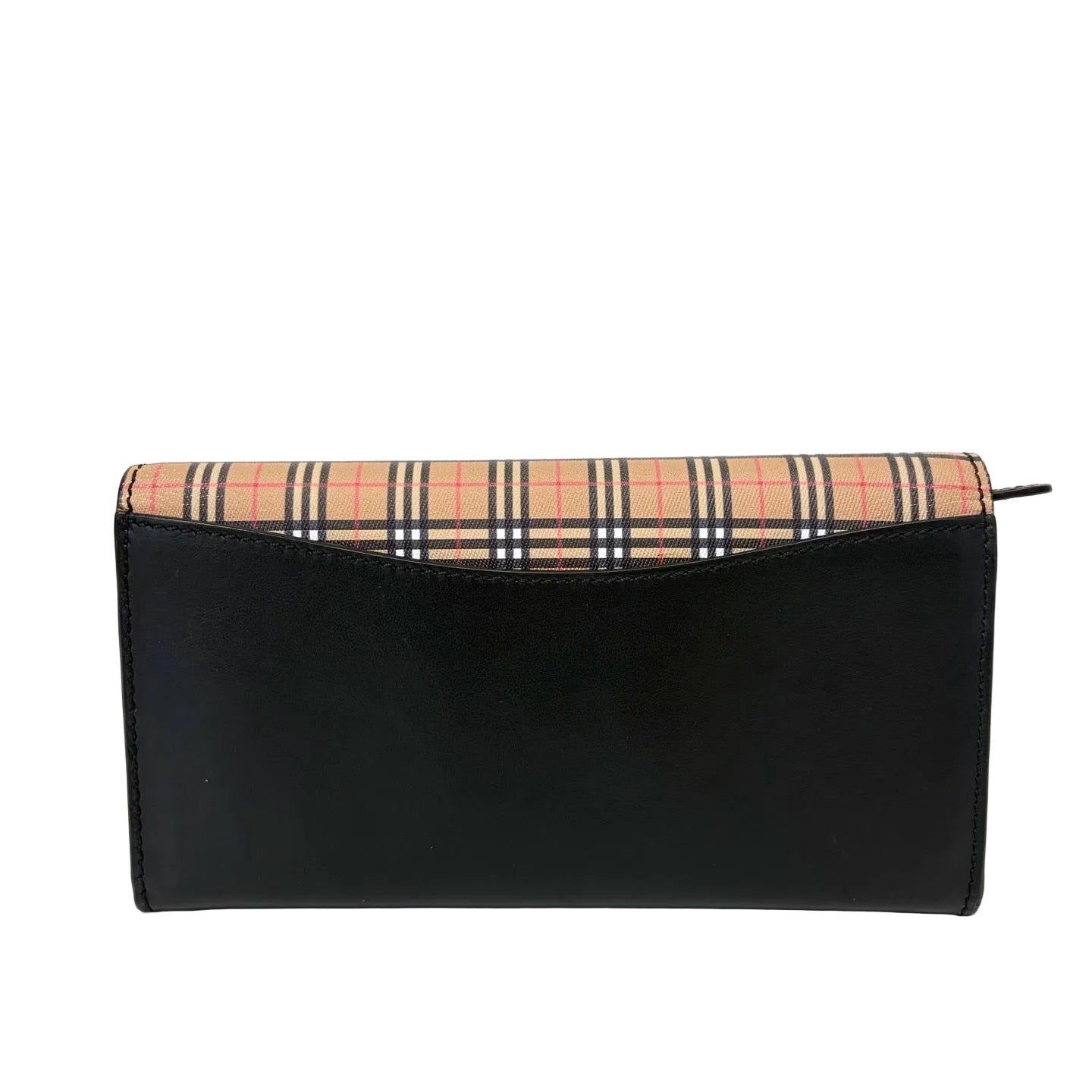 Pre-Owned Burberry Classic Check Long Flap Wallet N22356888