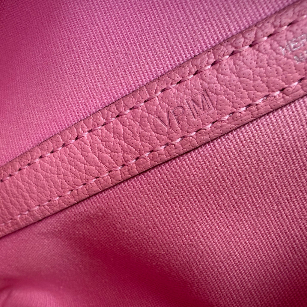 Pre-Owned Hermes Garden Party Canvas Leather Sakura Pink M Stamp Late Year2009 Length 30 N22216062