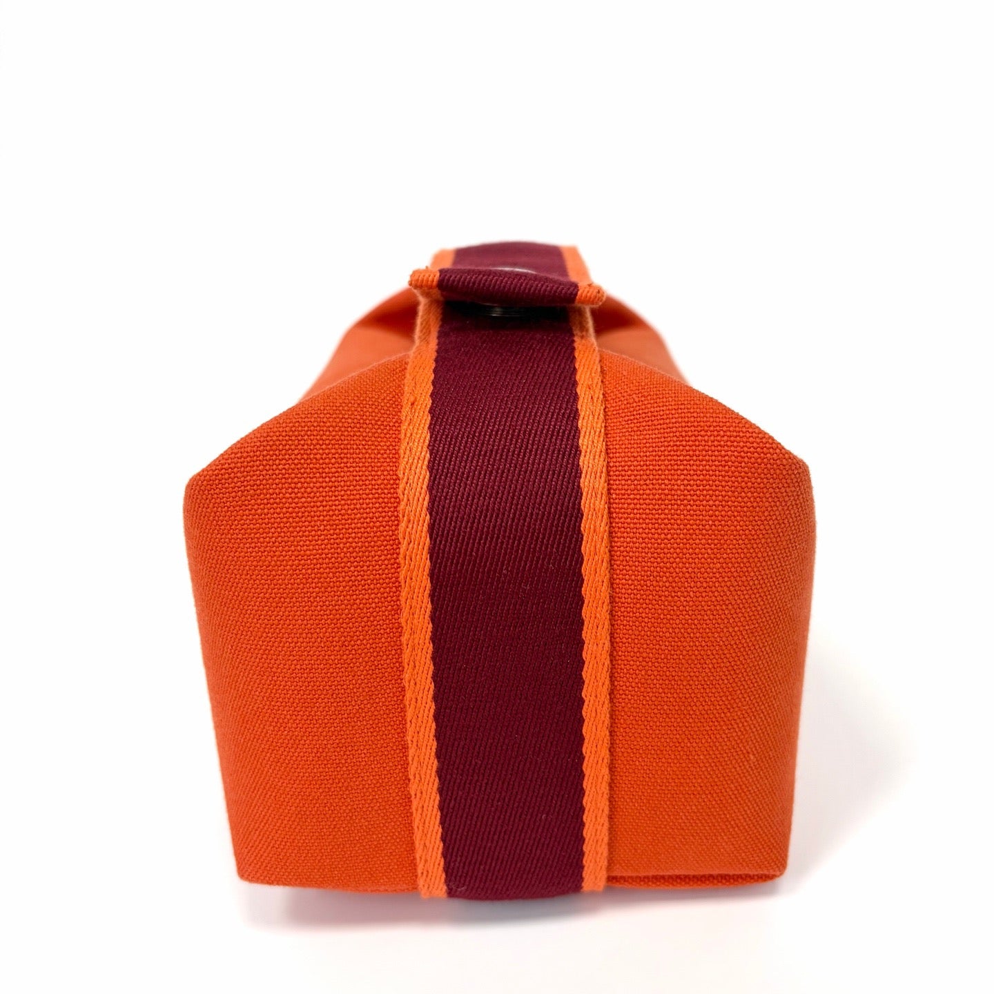 Pre-Owned Hermes Orange Lunch Box Bag Canvas With Strap And Liner N22113126