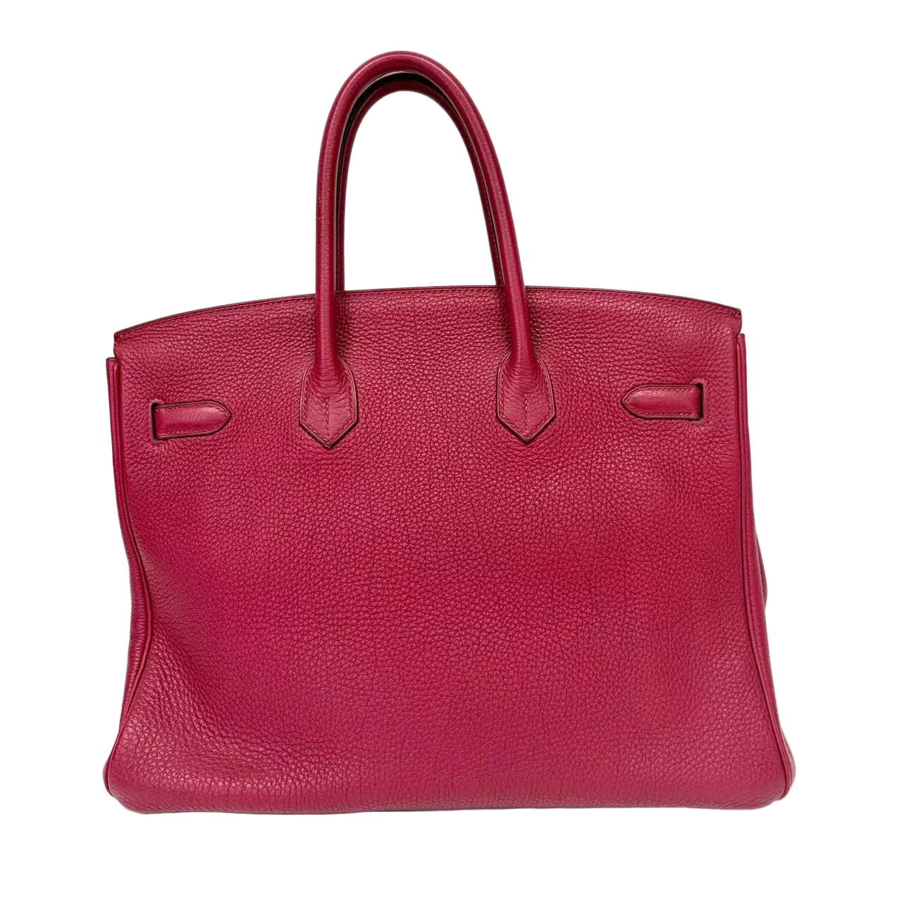 Pre-Owned Hermes Togo Leather BK35 Red Silver Hardware O Stamp Year2011 N22167490