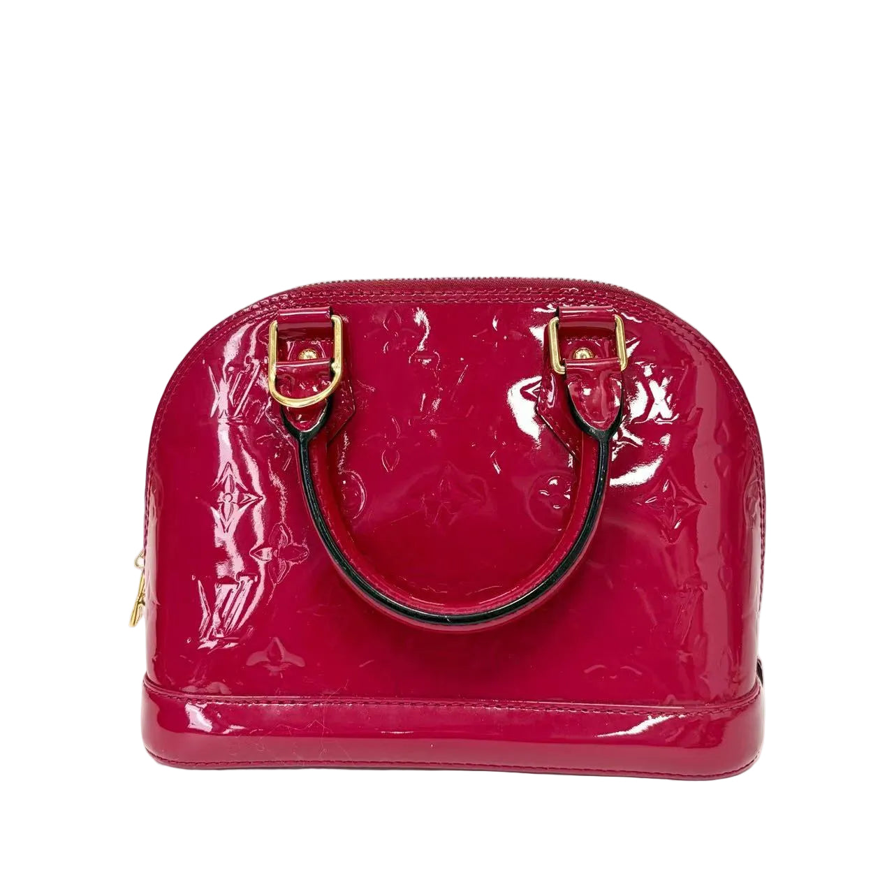 Pre-Owned LV Alma BB Red Patent Leather Year2015 N22167896