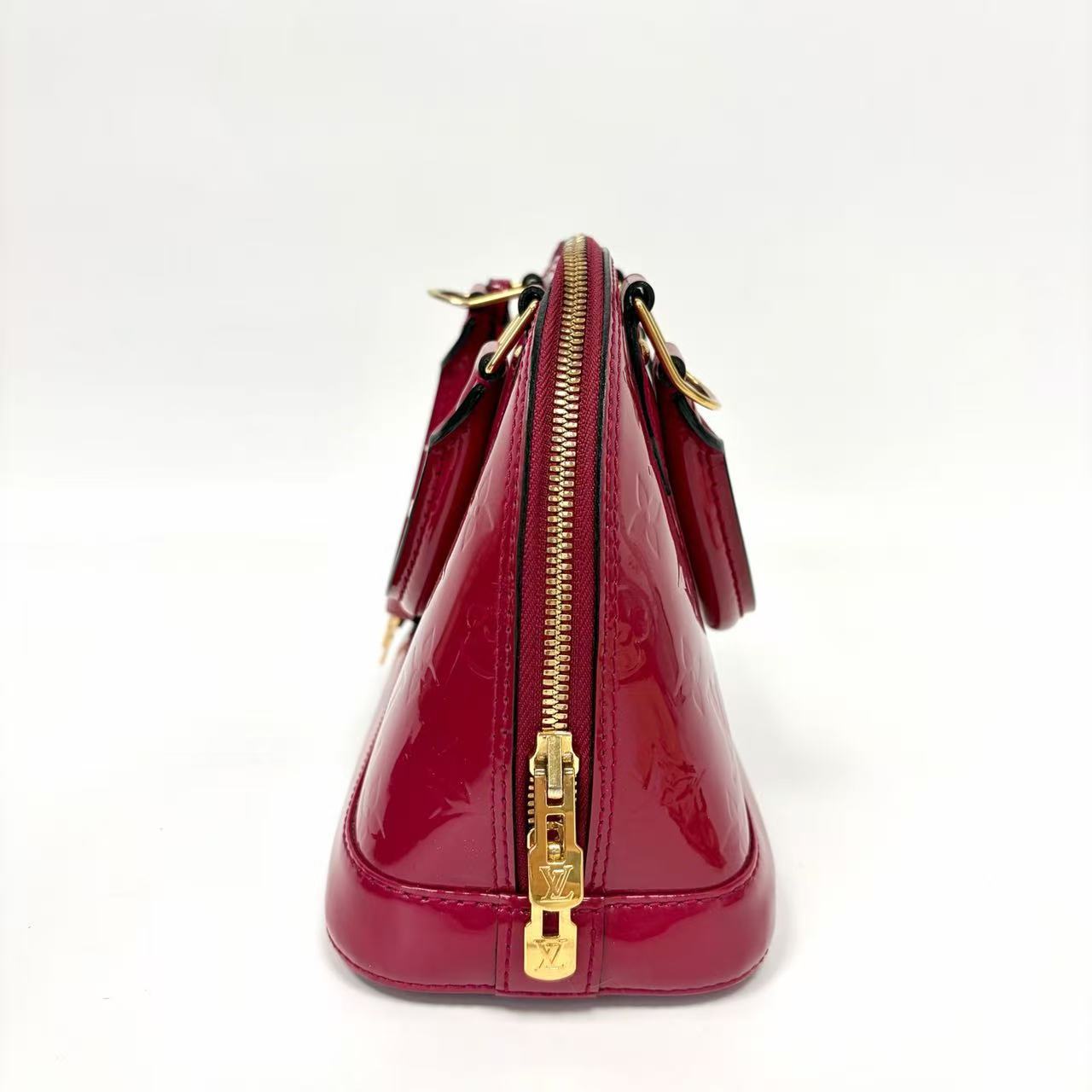 Pre-Owned LV Alma BB Red Patent Leather Year2015 N22167896