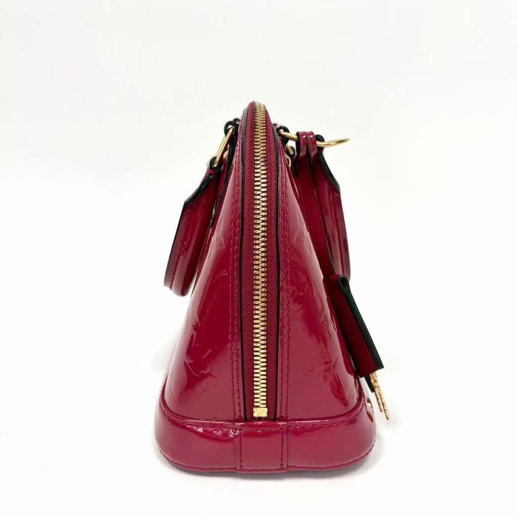 Pre-Owned LV Alma BB Red Patent Leather Year2015 N22167896
