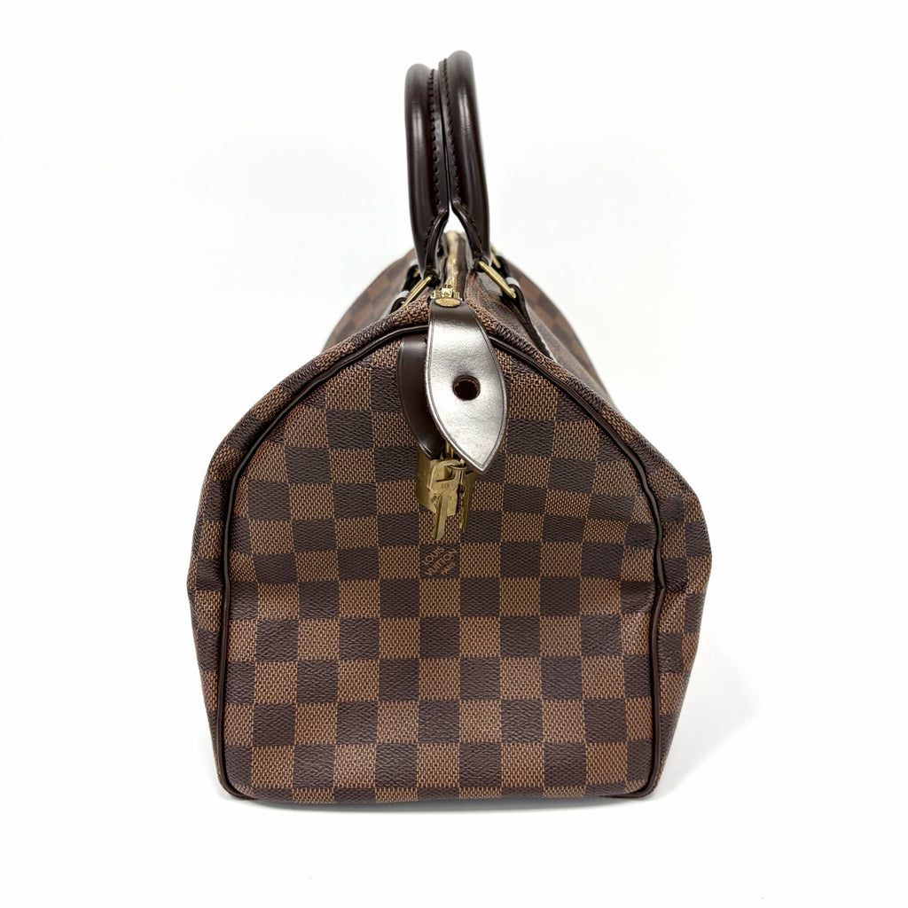 Pre-Owned LV Damier Ebene Speedy 30 Hand & Crossbody Bag N22168983