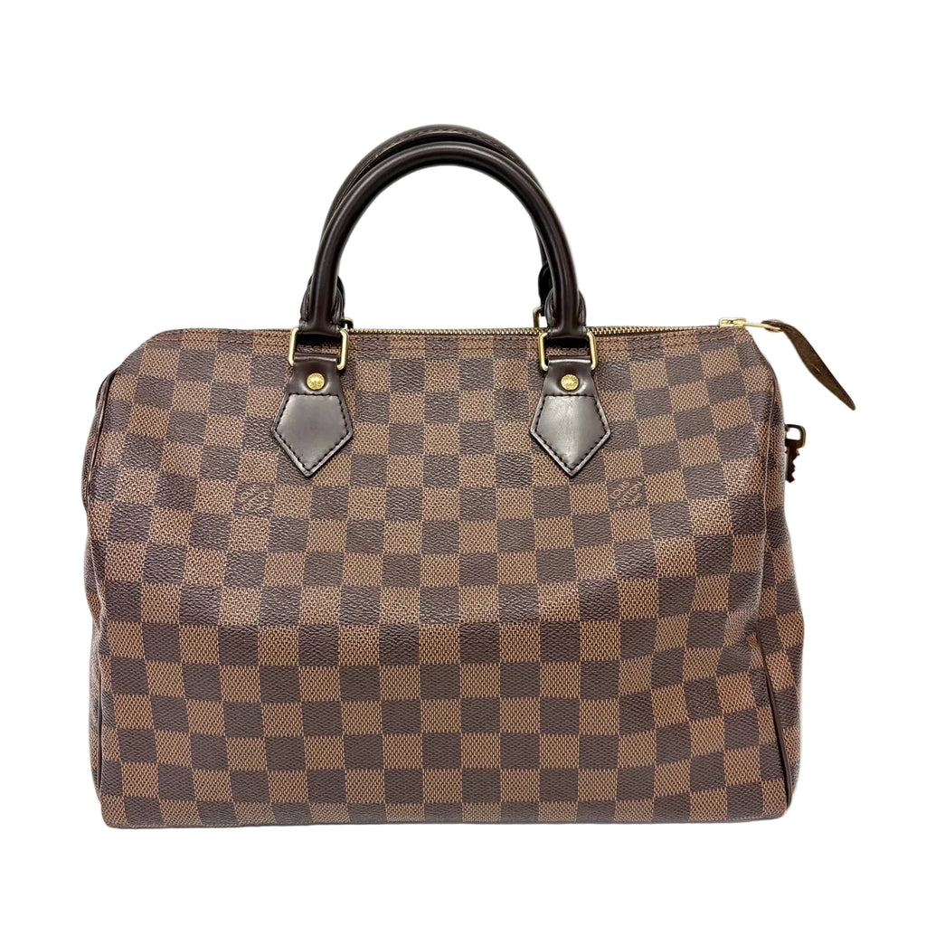 Pre-Owned LV Damier Ebene Speedy 30 Hand & Crossbody Bag N22168983