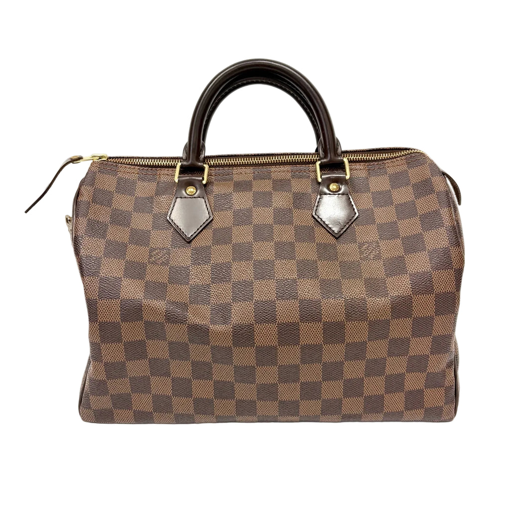 Pre-Owned LV Damier Ebene Speedy 30 Hand & Crossbody Bag N22168983