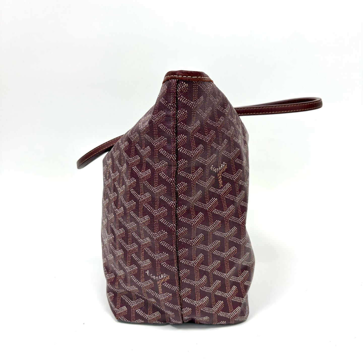 Pre-Owned Goyard Monogram Tote Bag Red Year2015 N22169414