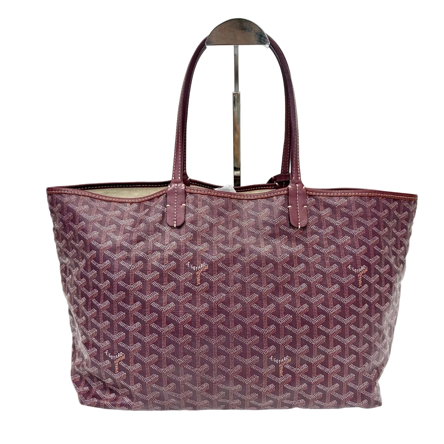 Pre-Owned Goyard Monogram Tote Bag Red Year2015 N22169414