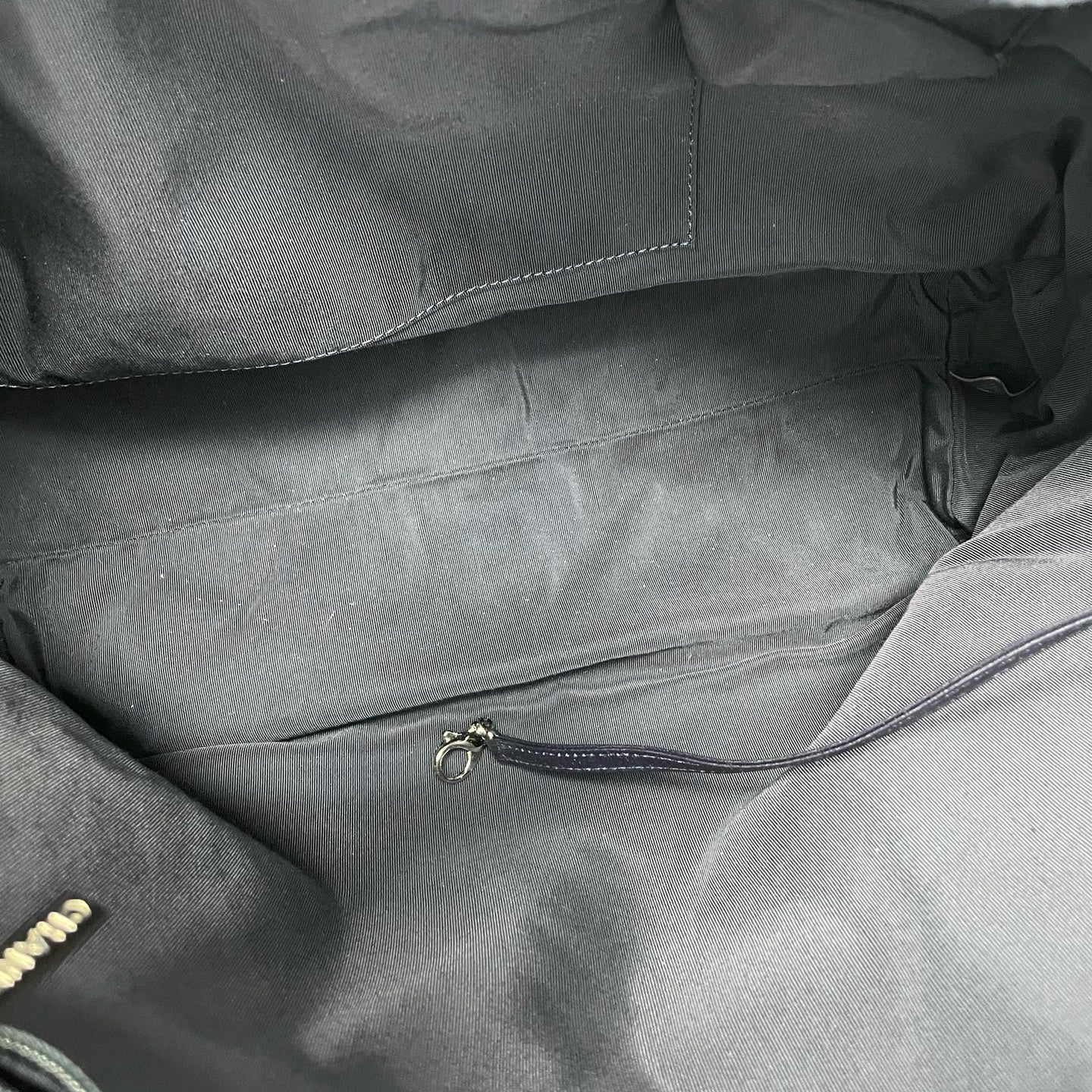 Pre-Owned Chanel Quilted Patent Leather Tote Bag 13 Series Year2011 Base Length 34 N22061185