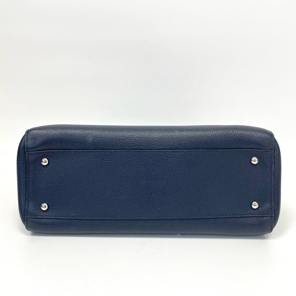 Pre-Owned Chanel Dark Blue Handbag Year2017 Base Length 35cm N21933692