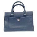 Pre-Owned Chanel Dark Blue Handbag Year2017 Base Length 35cm N21933692