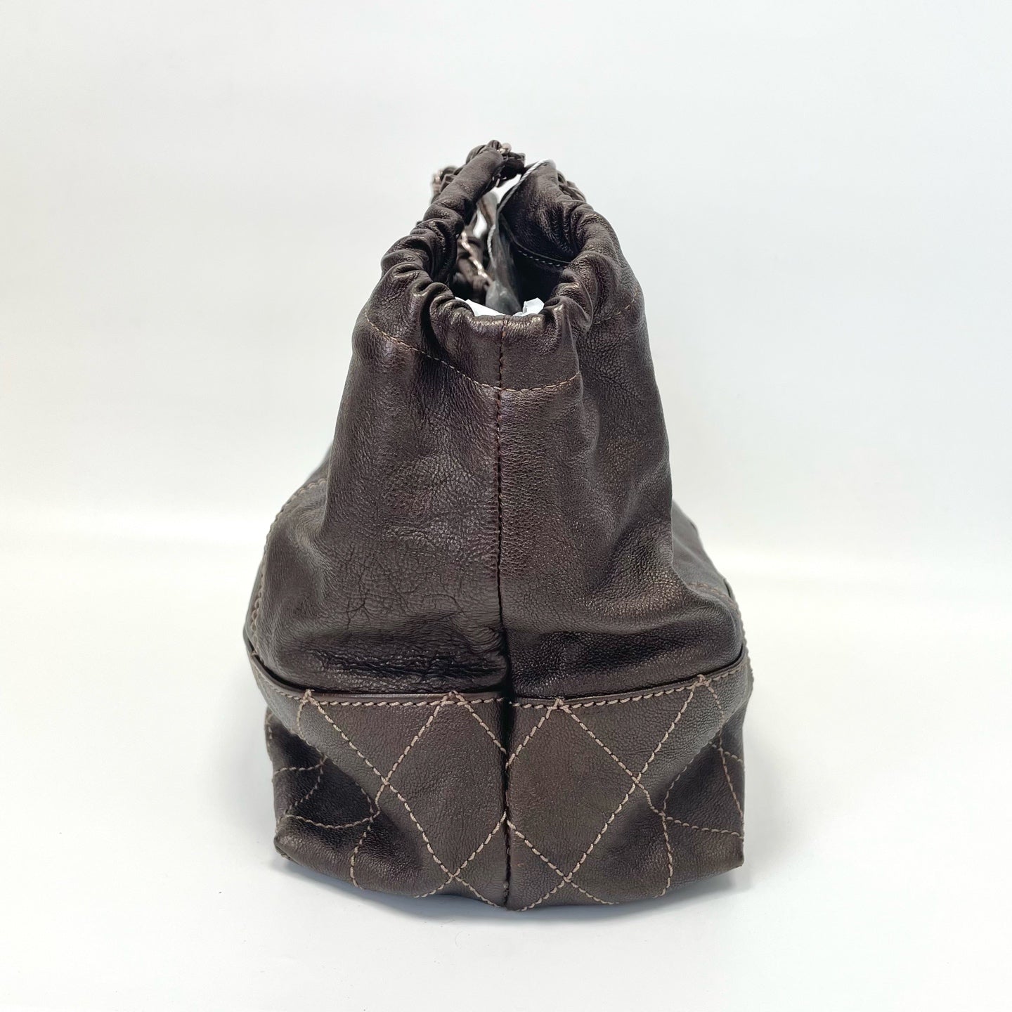Pre-Owned Chanel Vintage Chocolate Large Tote 11 Series Year2008 N21917188