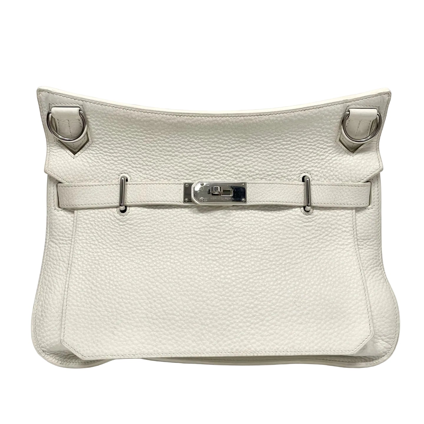 Pre-Owned Hermes Jypsiere White Silver Hardware Base Length 34 Year2009 N21978195