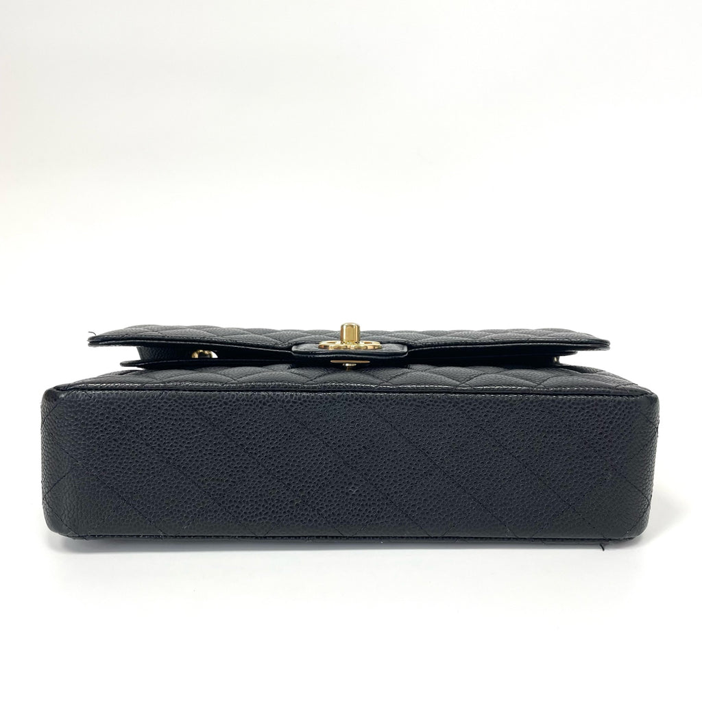 Pre-Owned Chanel Medium CF Black Gold Hardware Grained Cowhide 20 Series Year2015 N21908542