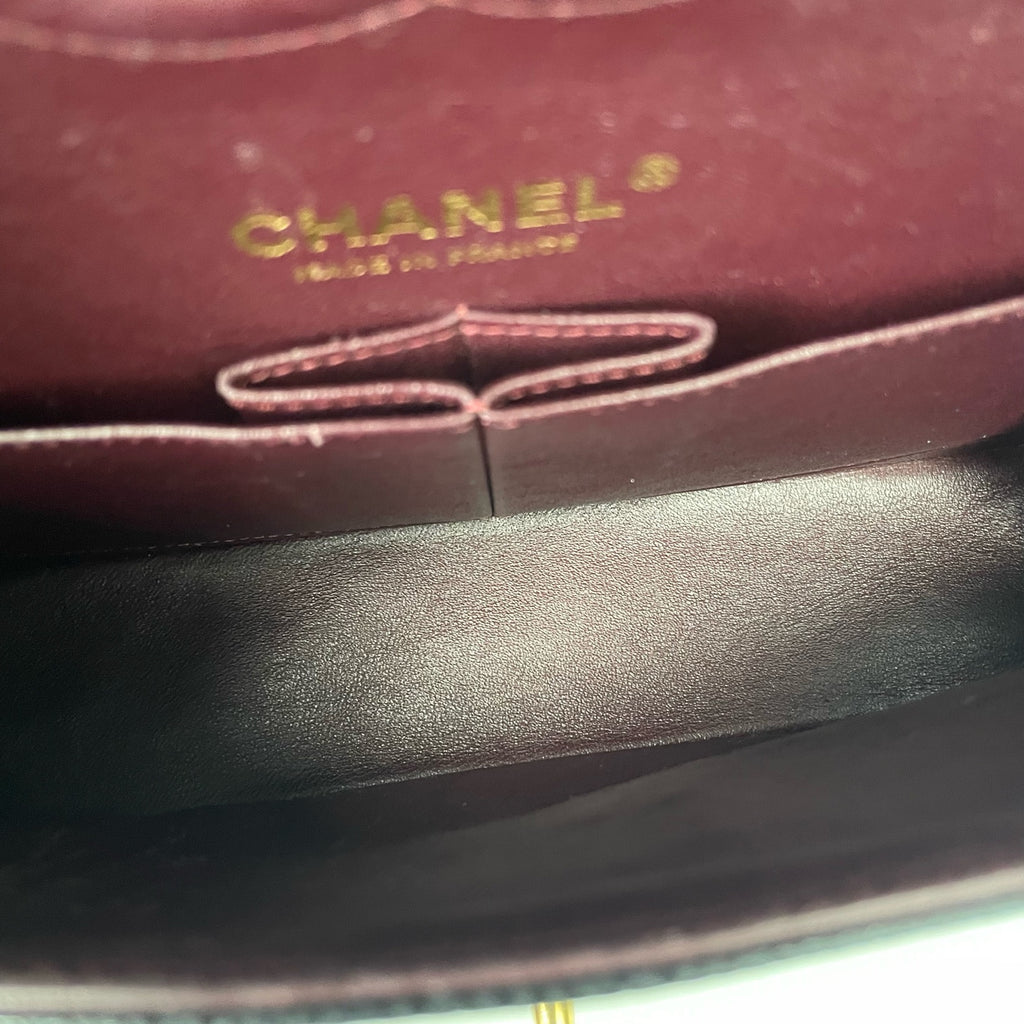 Pre-Owned Chanel Medium CF Black Gold Hardware Grained Cowhide 20 Series Year2015 N21908542