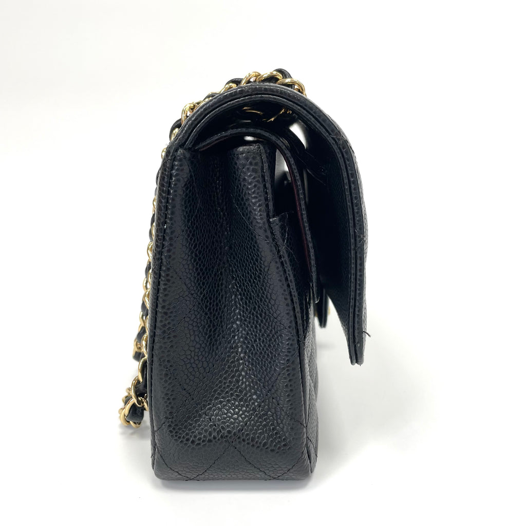 Pre-Owned Chanel Medium CF Black Gold Hardware Grained Cowhide 20 Series Year2015 N21908542