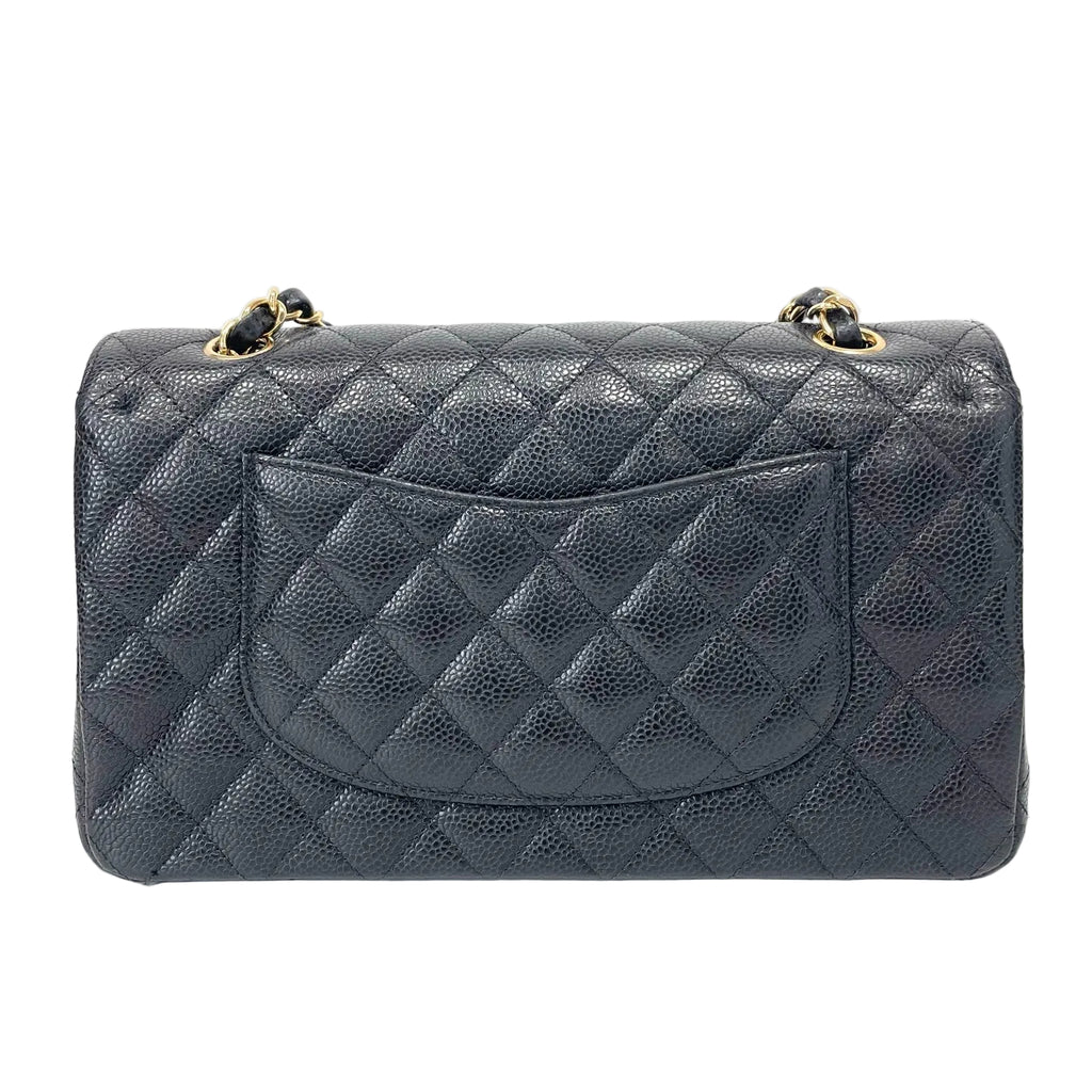 Pre-Owned Chanel Medium CF Black Gold Hardware Grained Cowhide 20 Series Year2015 N21908542