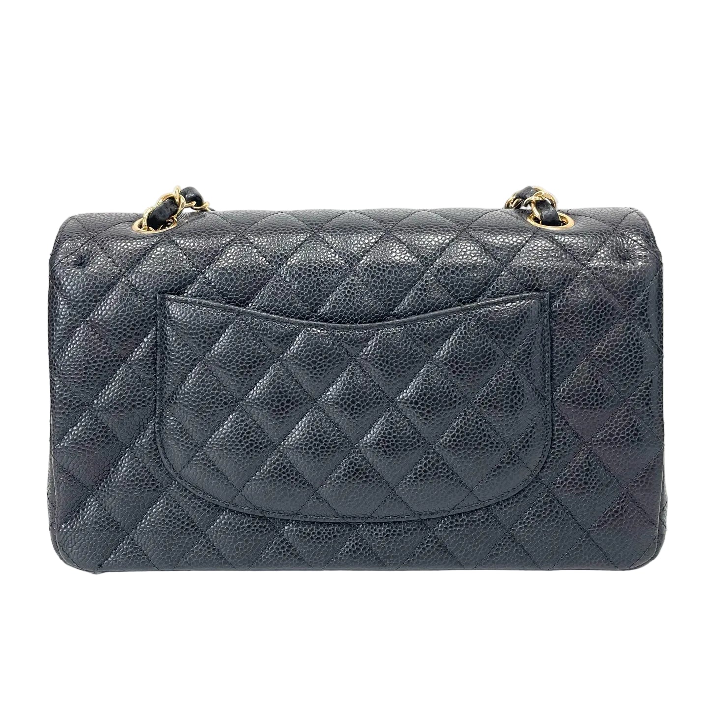Pre-Owned Chanel Medium CF Black Gold Hardware Grained Cowhide 20 Series Year2015 N21908542