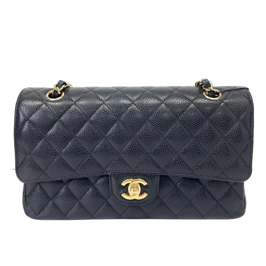 Pre-Owned Chanel Medium CF Black Gold Hardware Grained Cowhide 20 Series Year2015 N21908542